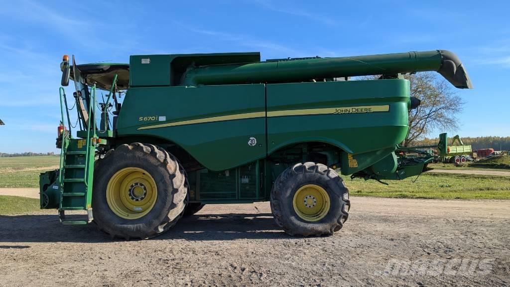 John Deere S 670 i Cosechadoras combinadas
