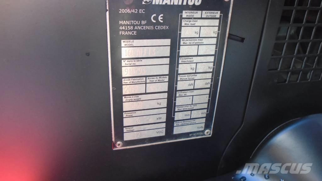 Manitou ATJ 160 Plataformas con brazo de elevación manual