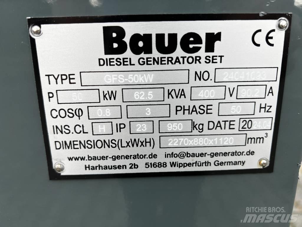 Bauer 69 KVA Generadores diésel