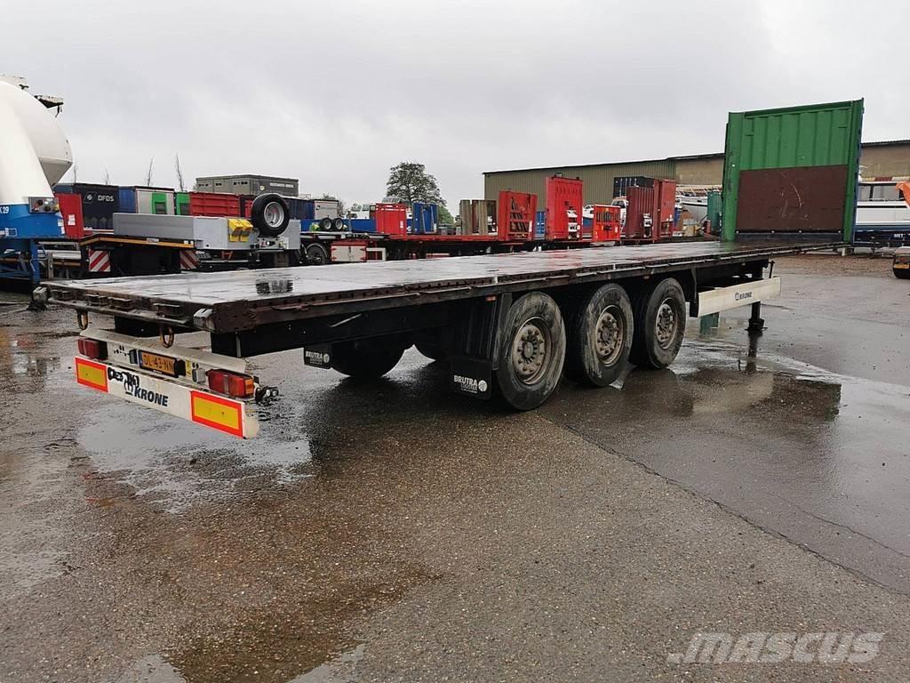 Krone SD Semirremolques de plataformas planas/laterales abatibles