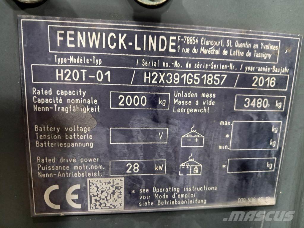 Linde H20T-01 Camiones LPG