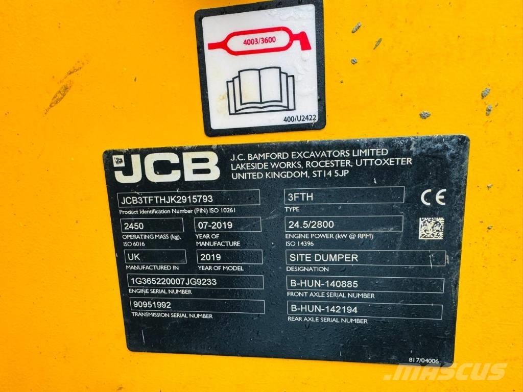 JCB 3 FTH Vehículos compactos de volteo