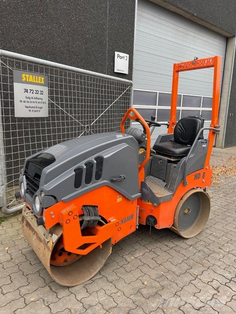 Hamm HD 8 VV Rodillos de doble tambor