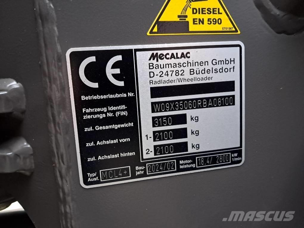 Mecalac MCL 4+ Cargadoras sobre ruedas