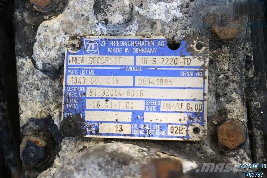 MAN TGX Cajas de cambios