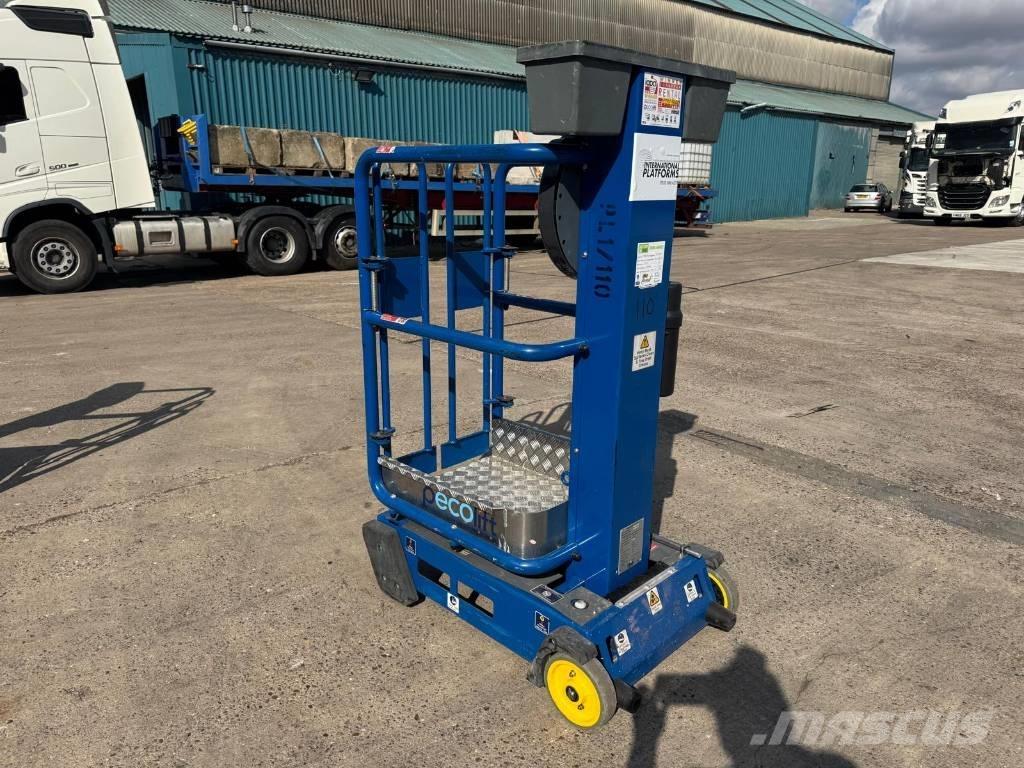 JLG Peco Lift Elevador de empuje manual