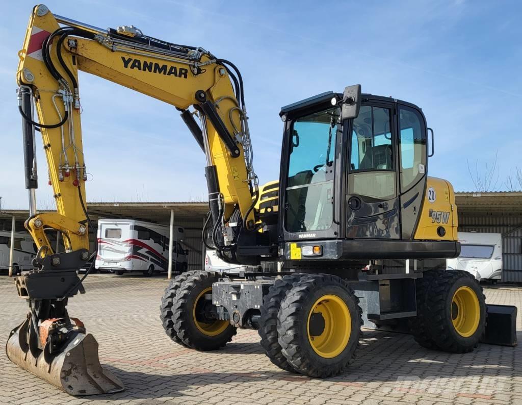 Yanmar B 95 W Excavadoras de ruedas
