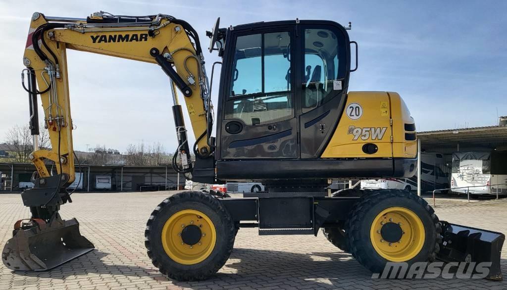 Yanmar B 95 W Excavadoras de ruedas