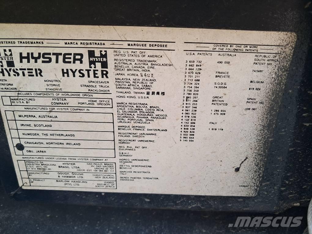 Hyster H250XL Camiones LPG