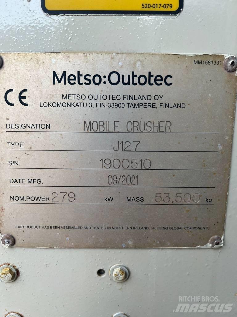 Metso Nordtrack J127 Trituradoras