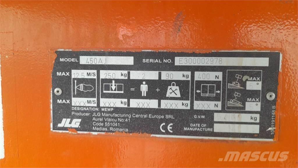 JLG 450AJ Plataformas con brazo de elevación manual