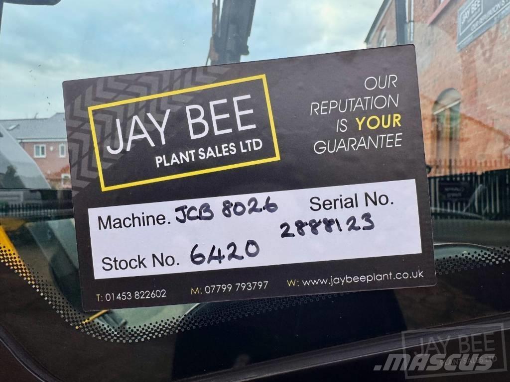 JCB 8026 CTS Miniexcavadoras