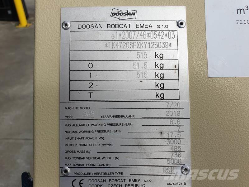 Doosan 7 / 20 Compresoras