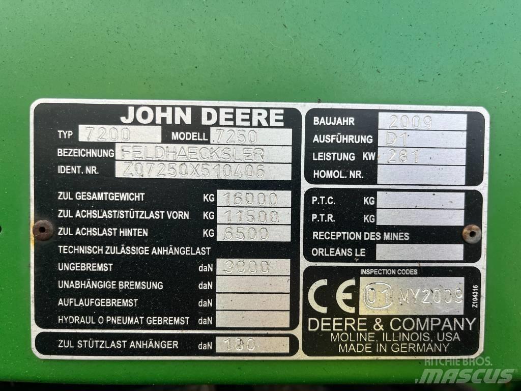 John Deere 7250 Cosechadoras de forraje autopropulsadas