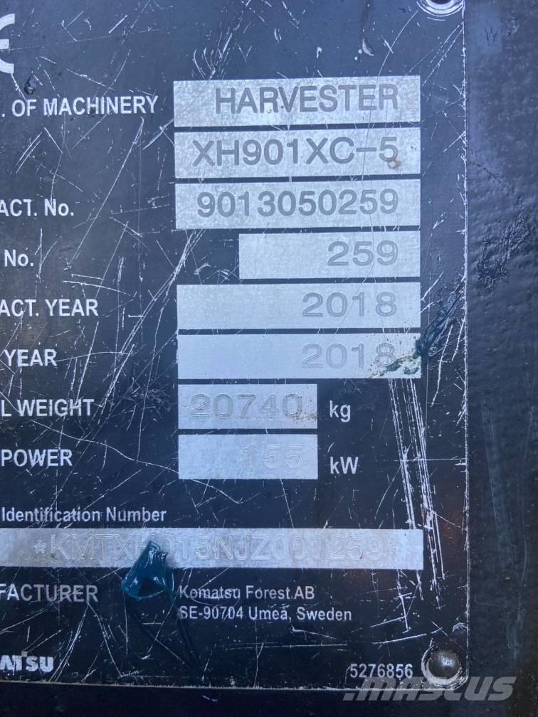 Komatsu 901XC Cosechadoras