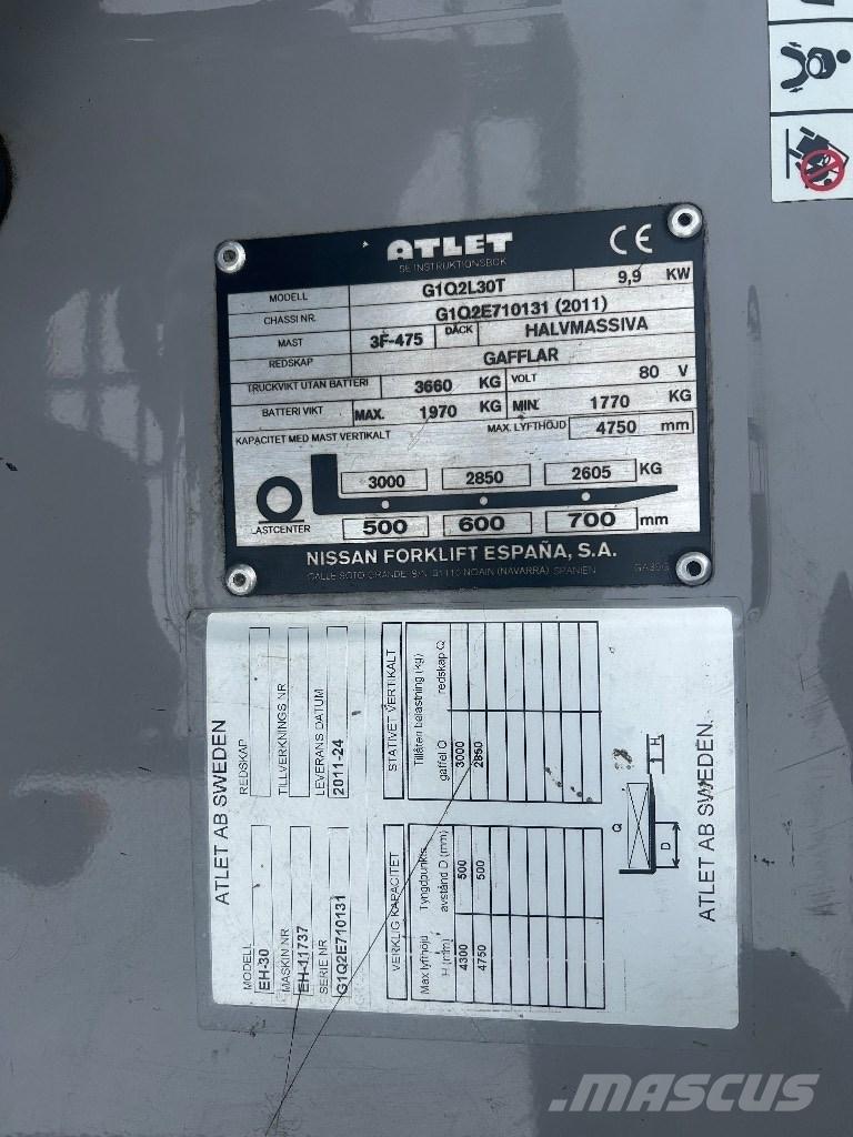 Atlet L30T Carretillas de horquilla eléctrica