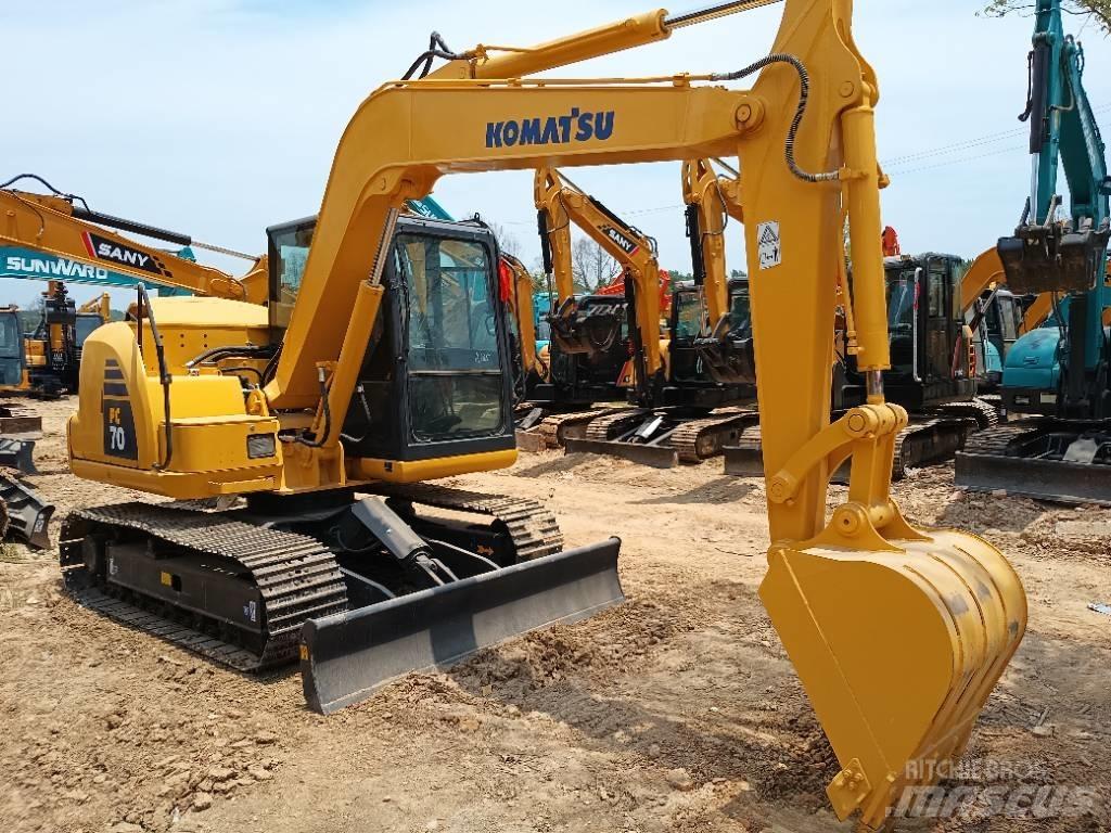 Komatsu PC 70 Excavadoras sobre orugas