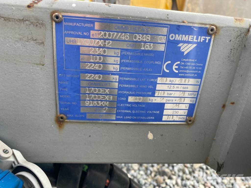 Omme 1700 EBX Plataformas remolcables