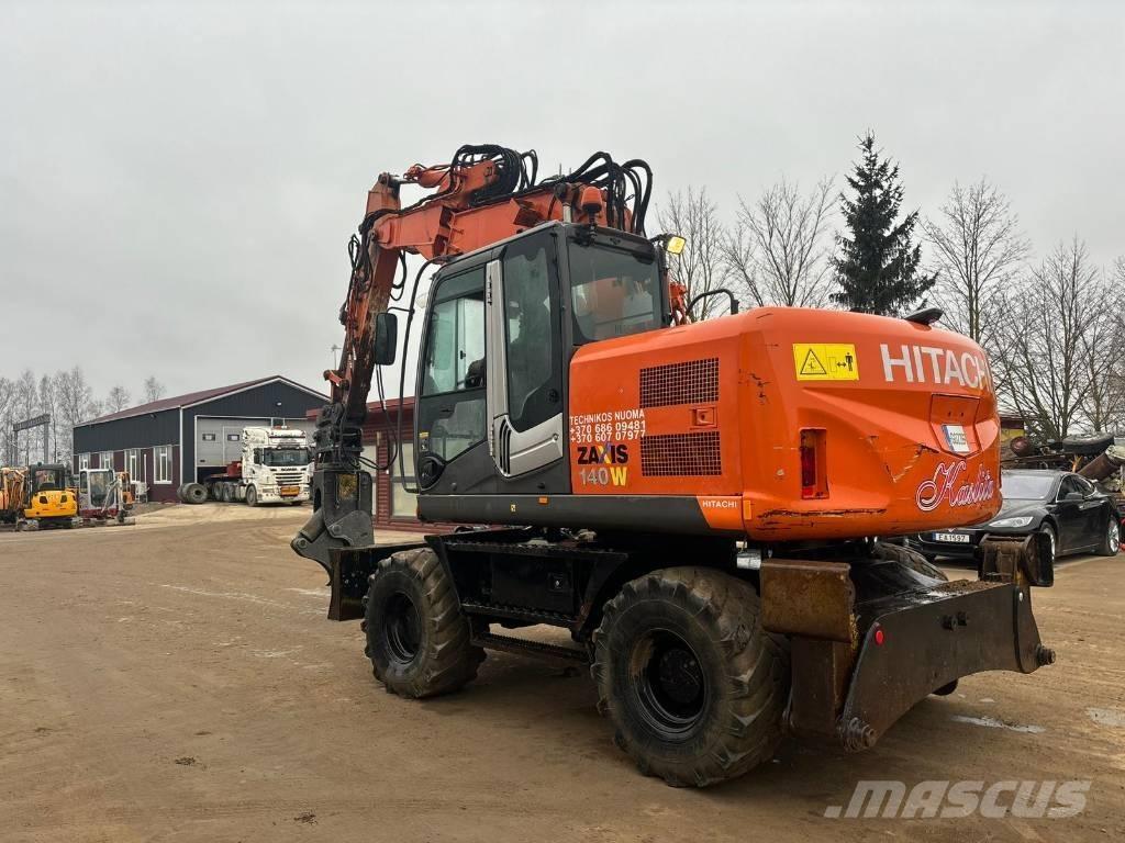 Hitachi ZX140 W-3 Excavadoras de ruedas