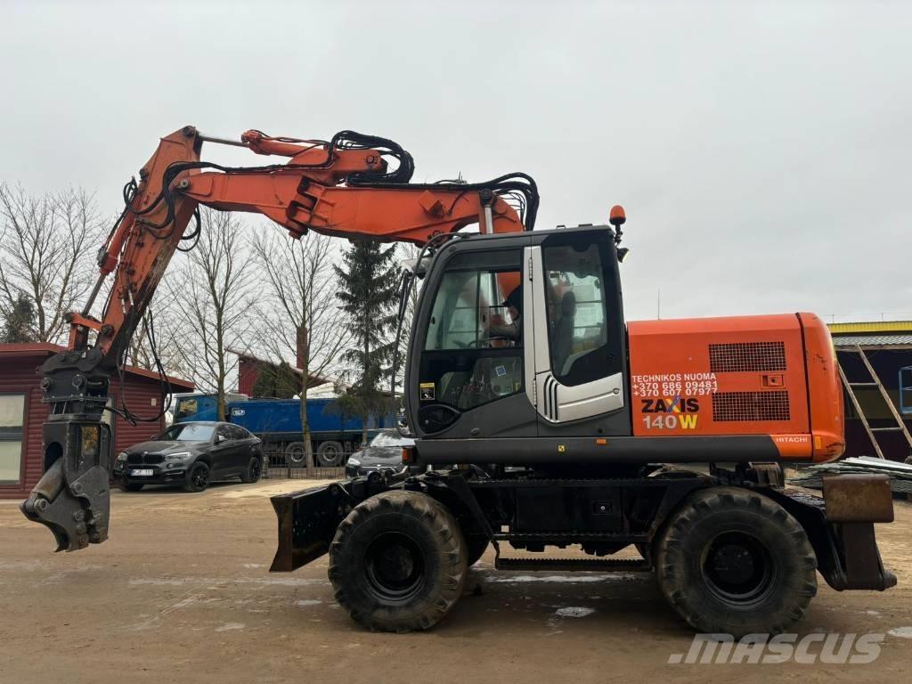 Hitachi ZX140 W-3 Excavadoras de ruedas