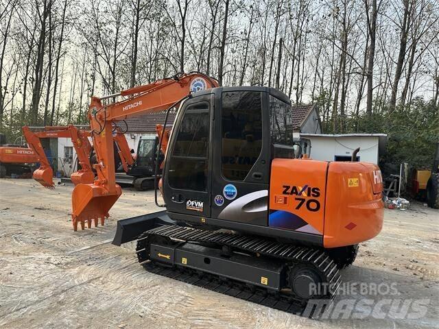 Hitachi ZX70 Excavadoras sobre orugas