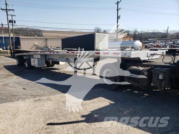 Benson ALUM FLATBED Semirremolques de plataformas planas/laterales abatibles