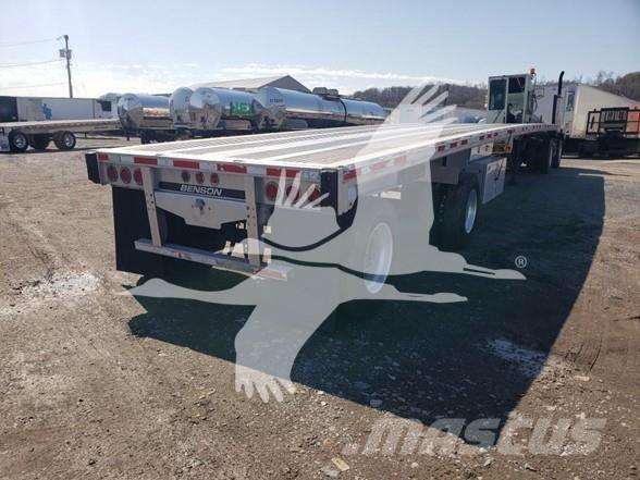 Benson ALUM FLATBED Semirremolques de plataformas planas/laterales abatibles