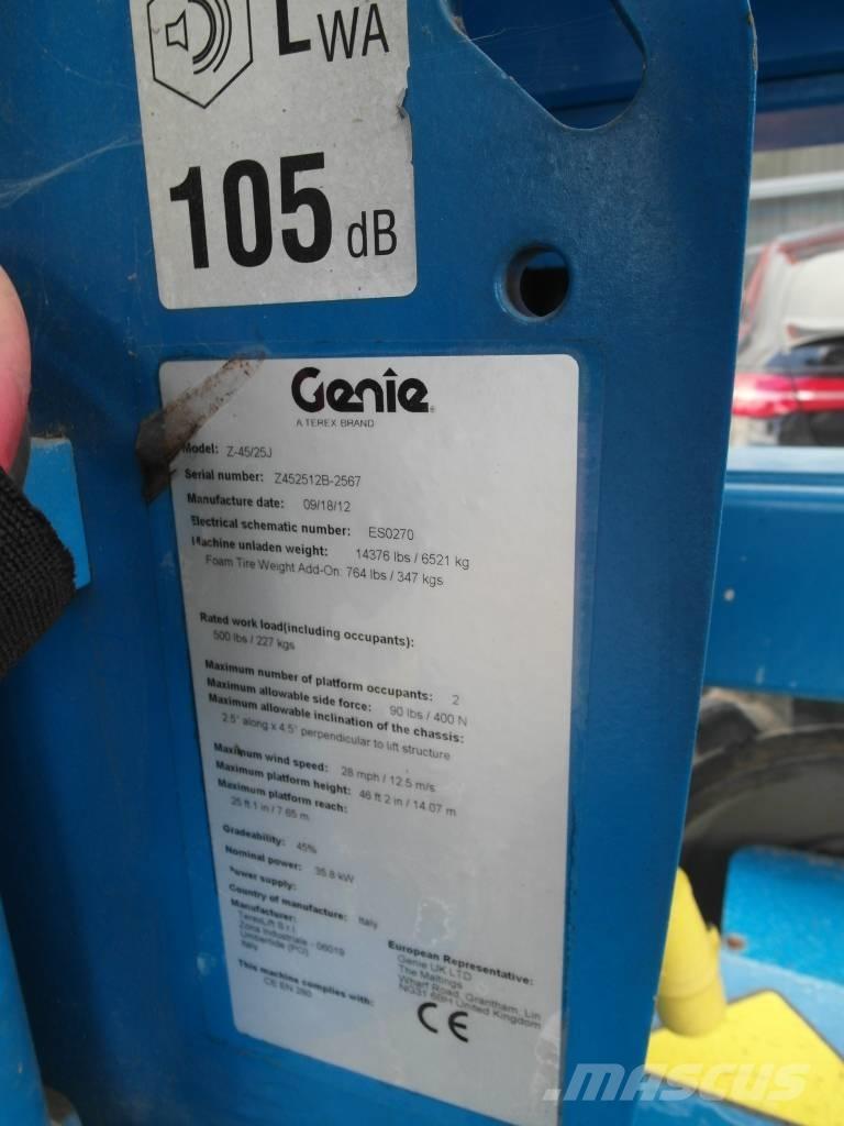 Genie Z 45/25 J Plataformas con brazo de elevación manual