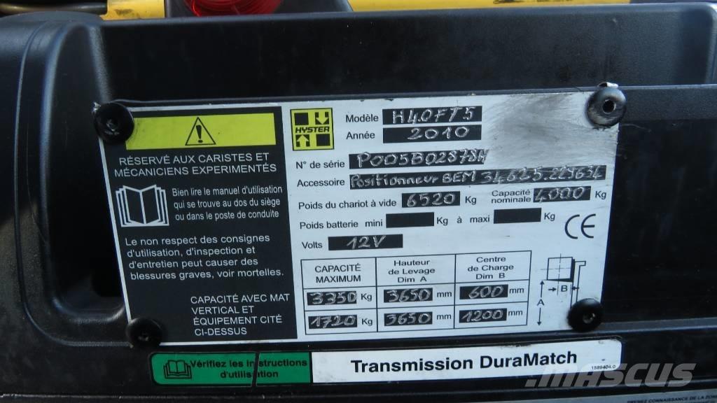 Hyster H4.0FT5 Camiones LPG