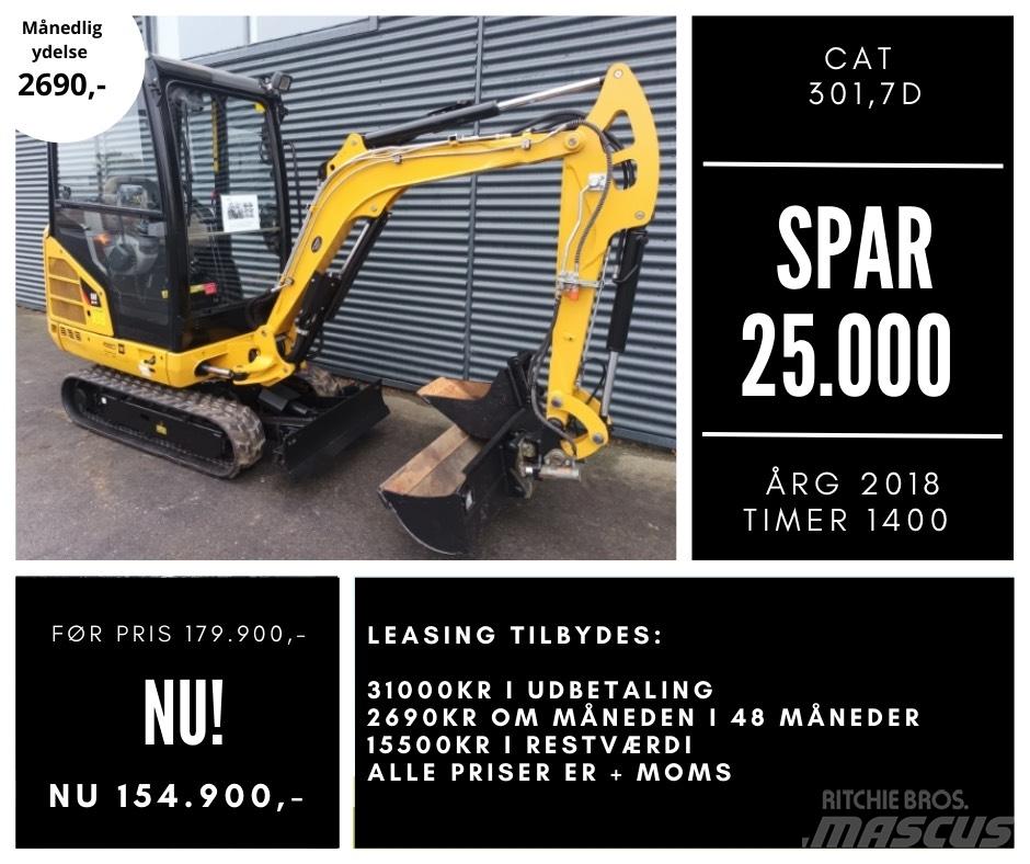 CAT 301,7d Miniexcavadoras