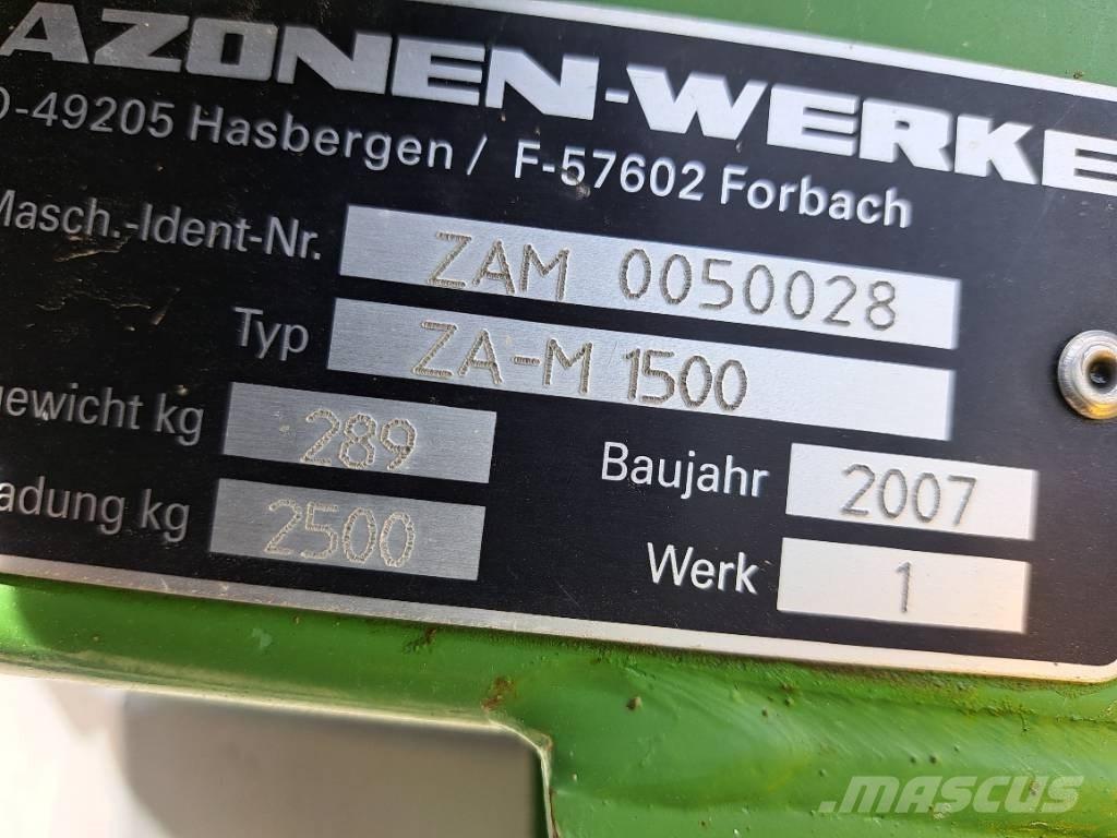 Amazone ZA-M 1500 Esparcidoras de minerales