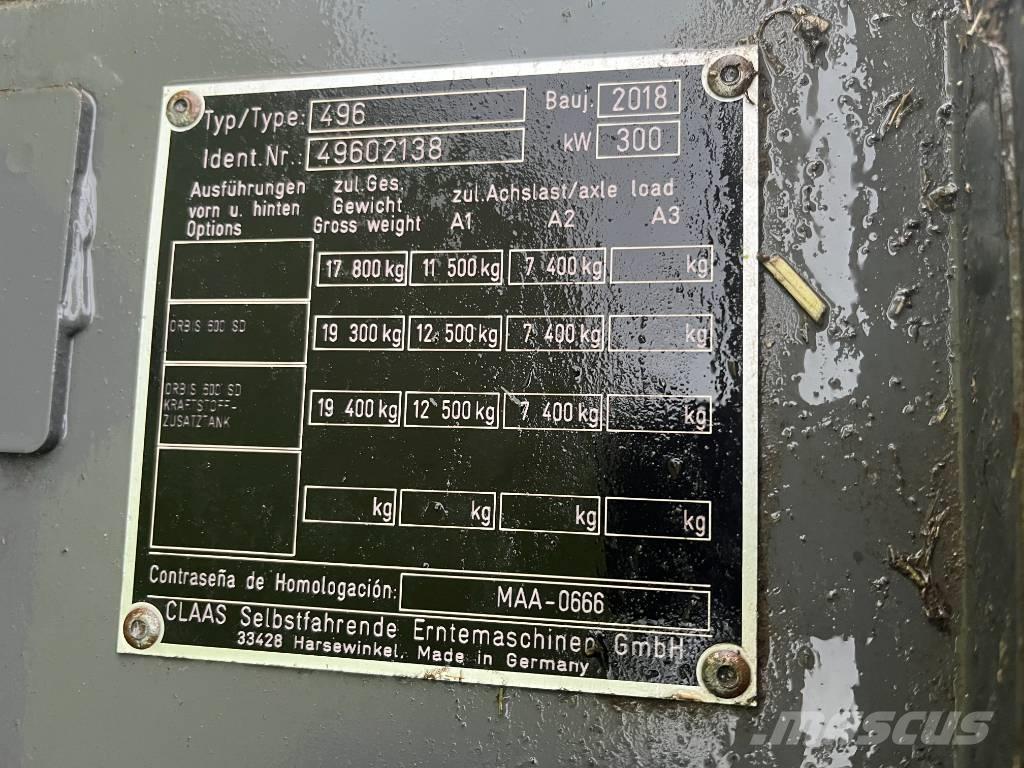 CLAAS Jaguar 840 Cosechadoras de forraje autopropulsadas