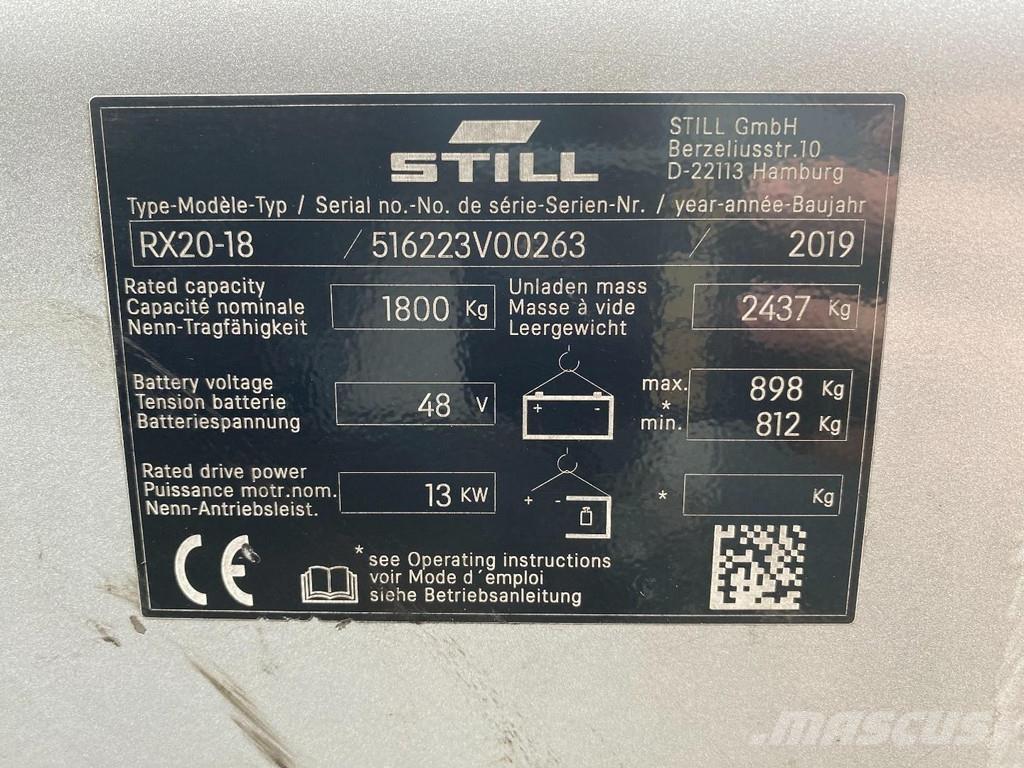 Still RX20-18 Carretillas de horquilla eléctrica