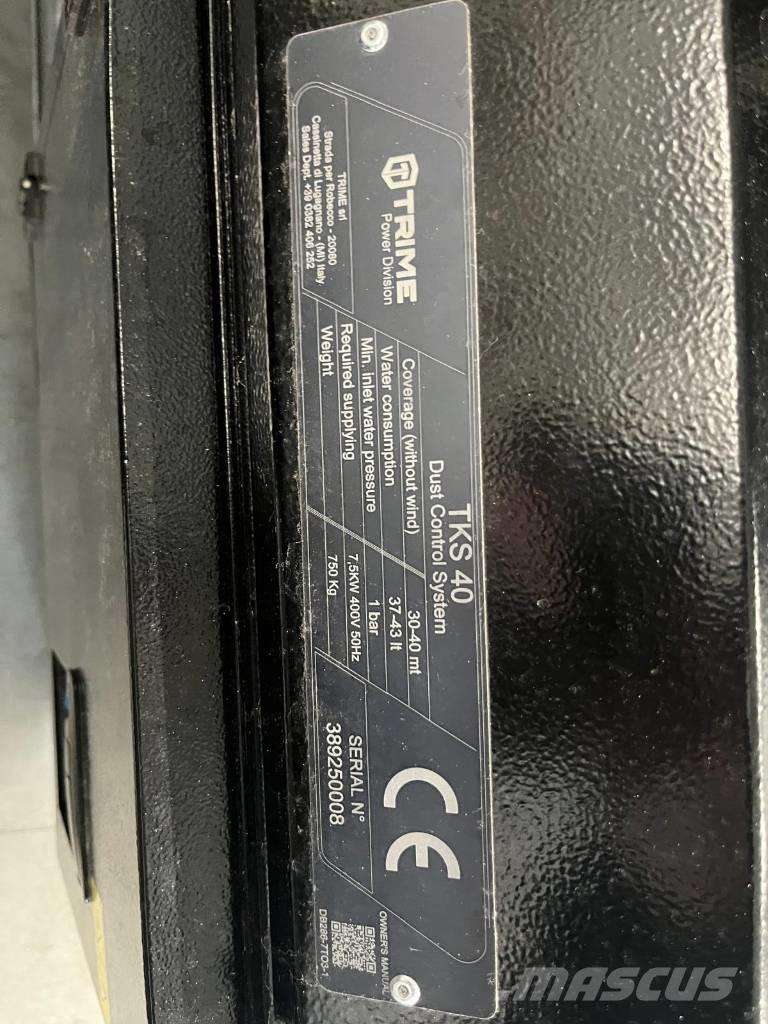 Trime TKS-40 SKID Sistema de vaporización