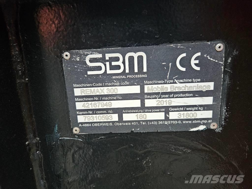 SBM Remax 300 Trituradoras móviles