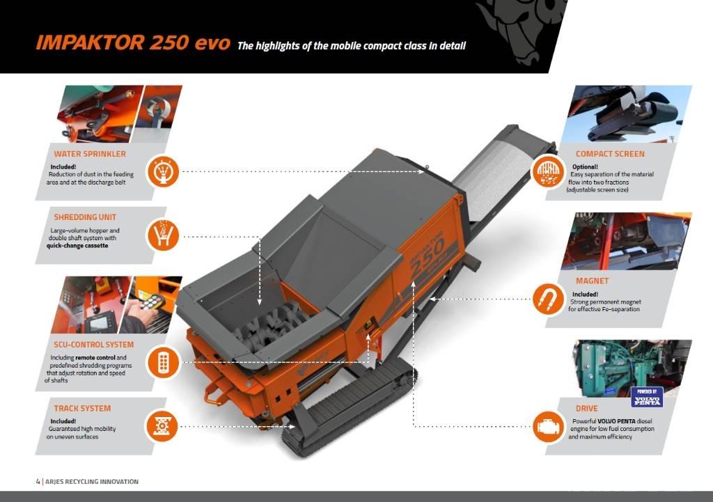 Arjes Impaktor 250 Trituradoras móviles