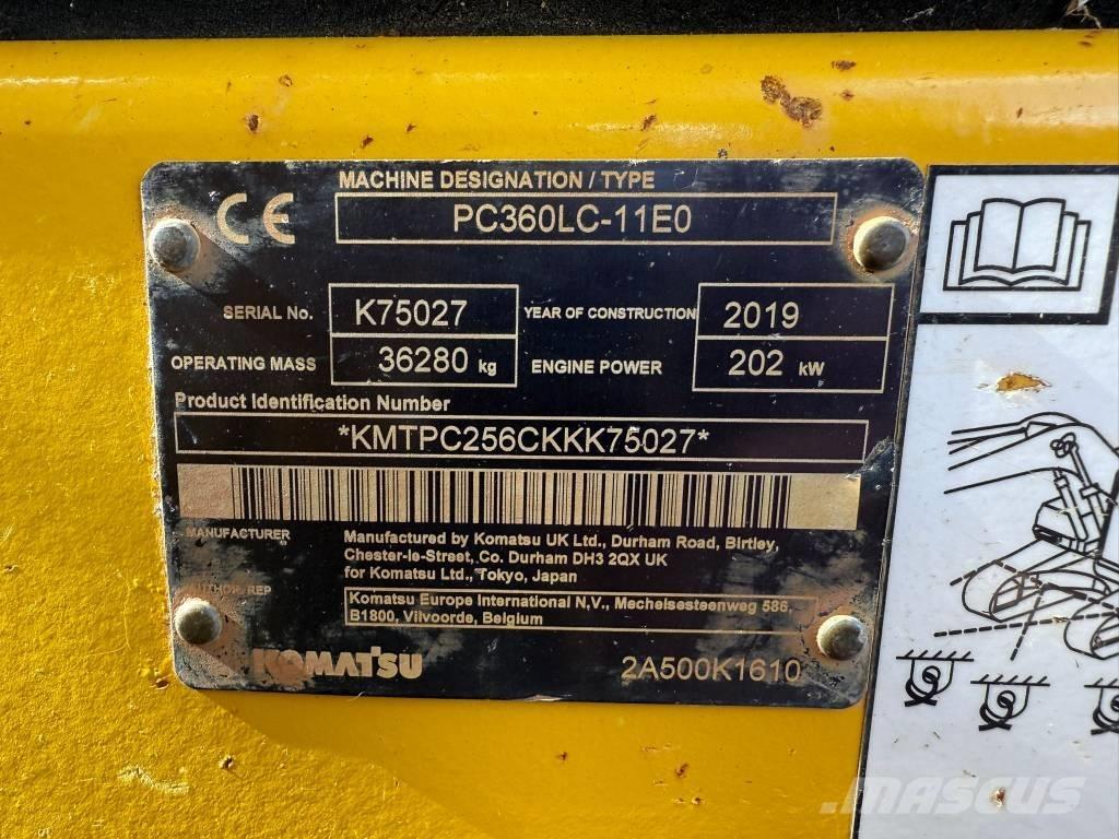Komatsu PC 360 LC-11 Excavadoras sobre orugas