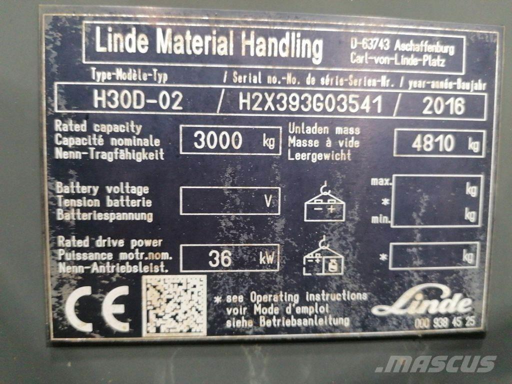 Linde H30D-02 Camiones diesel
