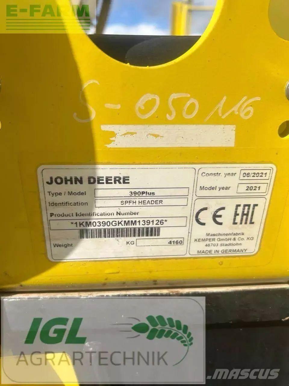 John Deere 9700 i Cosechadoras de forraje autopropulsadas