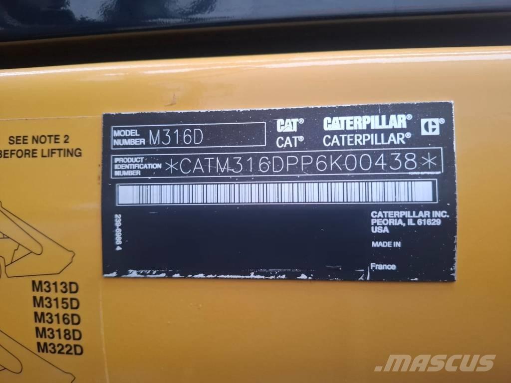 CAT M 316 D Excavadoras de ruedas
