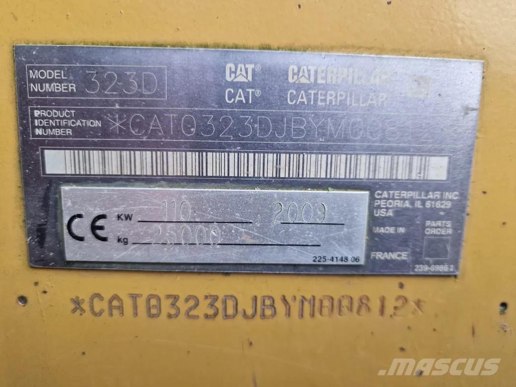 CAT 323d Excavadoras sobre orugas