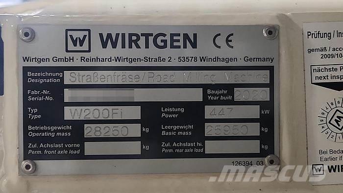 Wirtgen W200Fi Máquinas para concreto y piedra