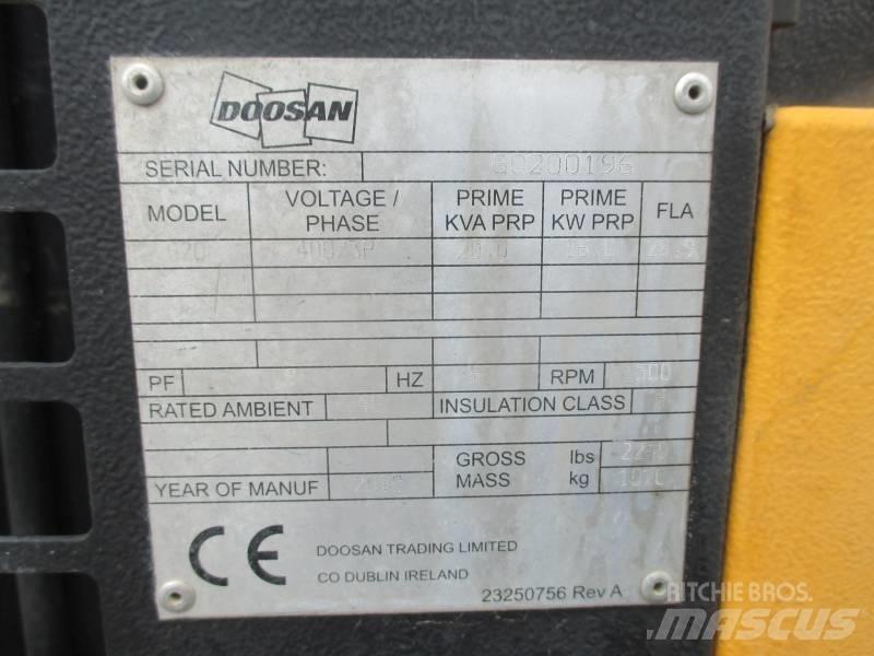 Doosan G 20 Generadores diésel