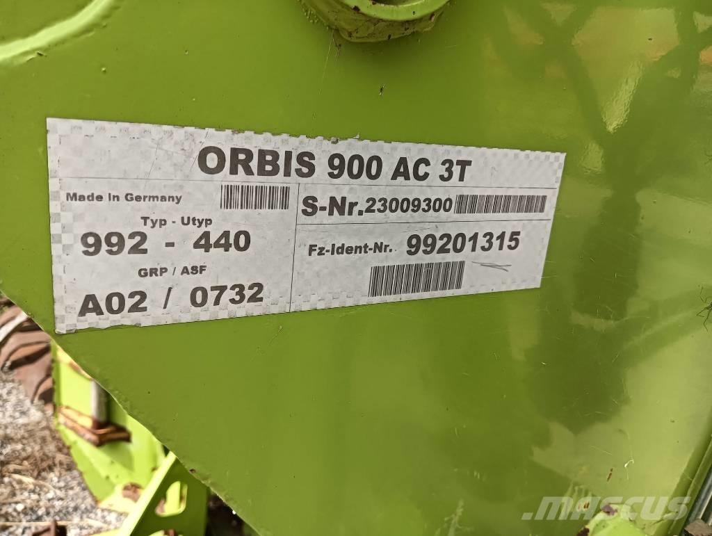 CLAAS Orbis 900 AC Cabezales de cosechadoras combinadas