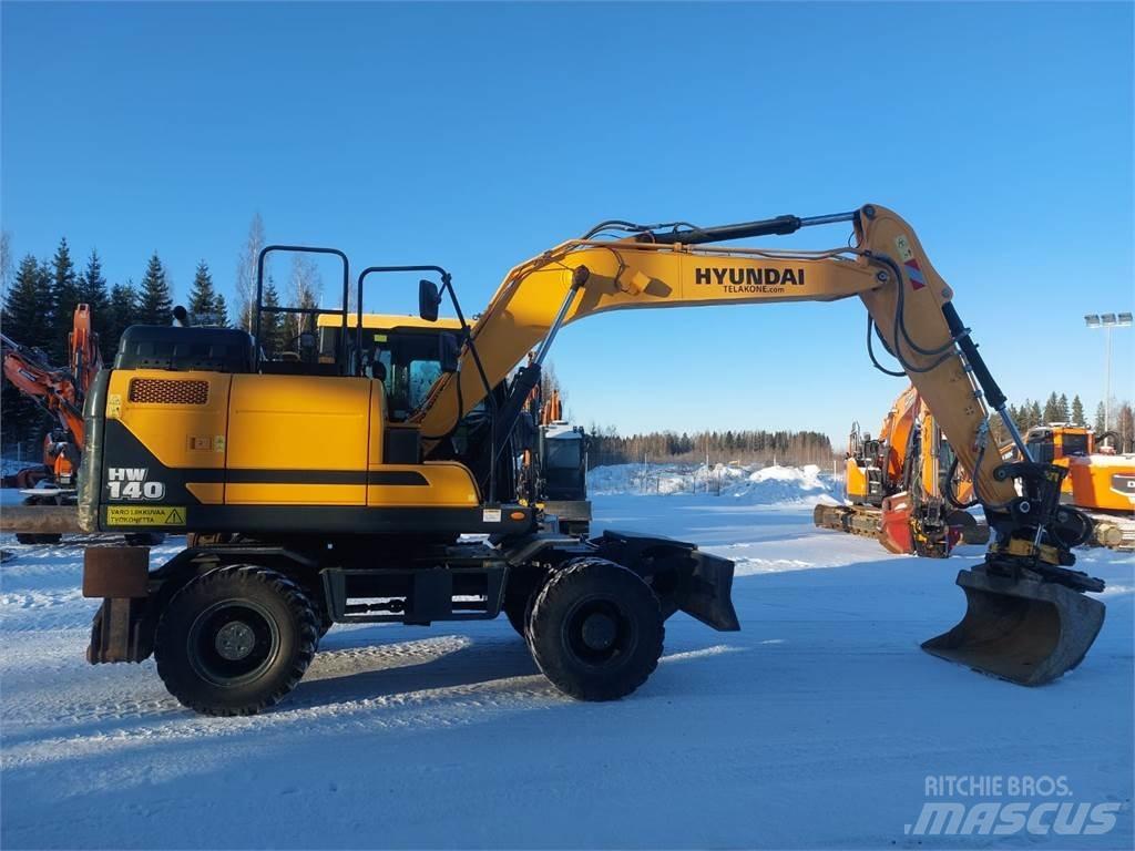 Hyundai HW140 Excavadoras de ruedas