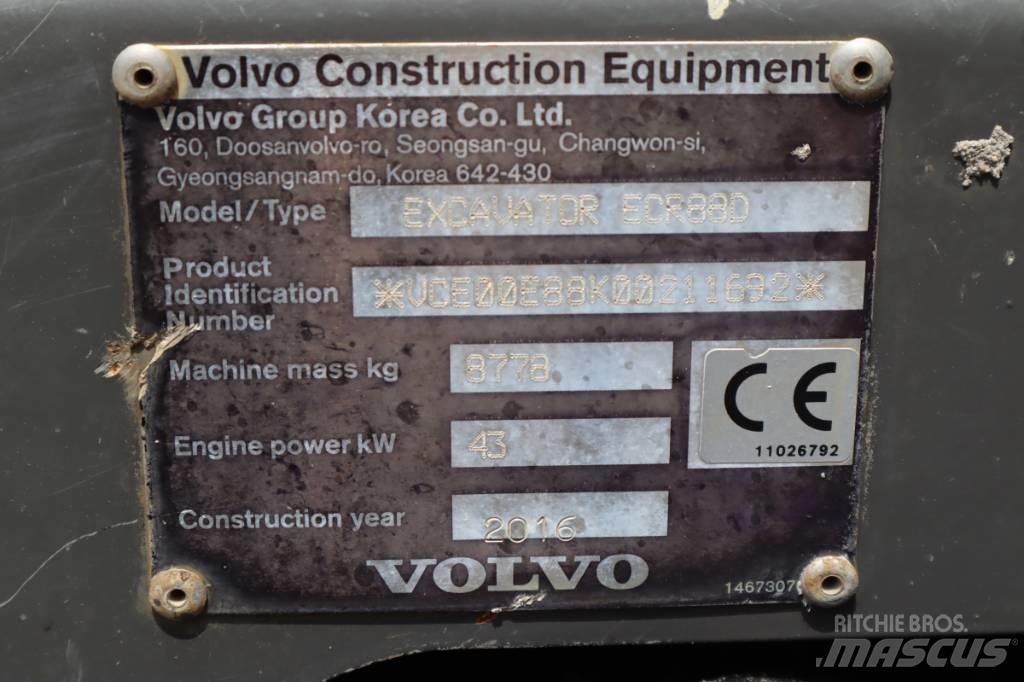 Volvo ECR88D Excavadoras 7t - 12t