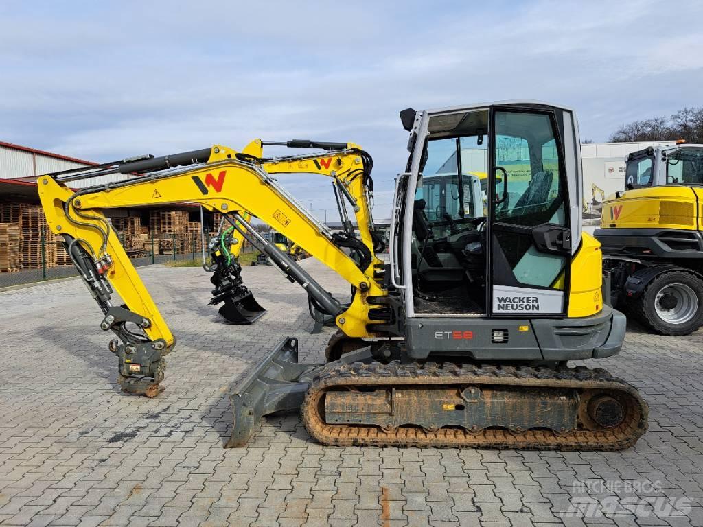 Wacker Neuson ET58 Excavadoras sobre orugas