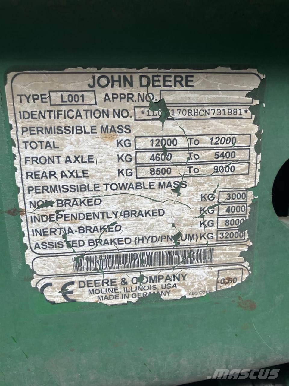 John Deere 6170R Tractores