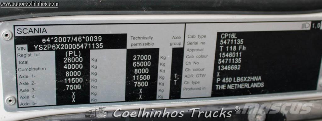 Scania P 450 Camiones portacontenedores