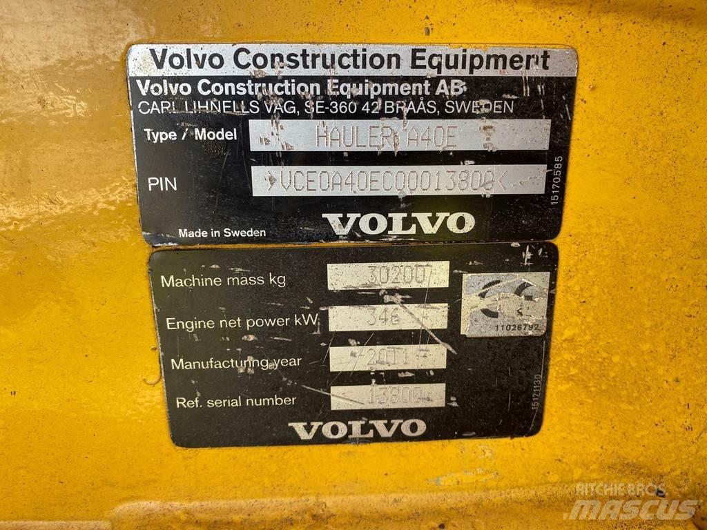 Volvo A40E Camiones articulados